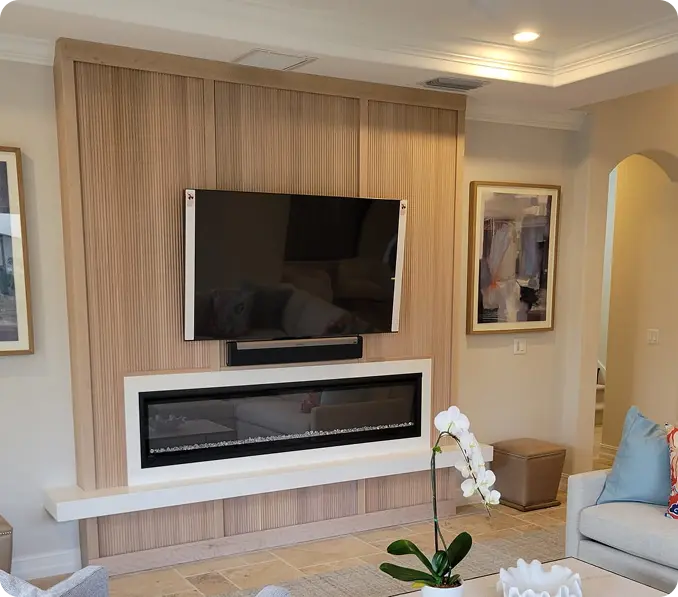 Living room renovation