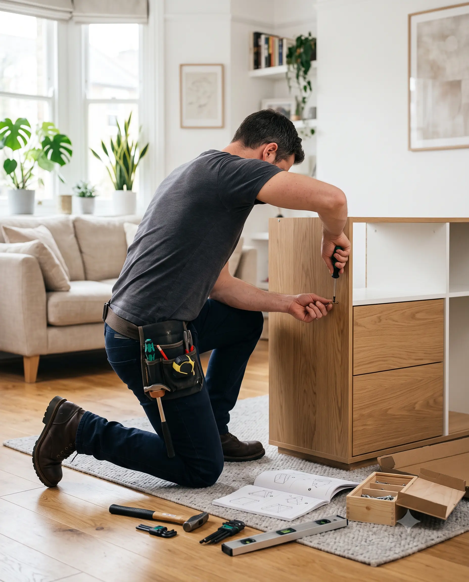 Custom furniture assembly