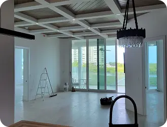 Open-plan interior